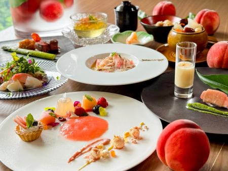 世界でここだけ？！桃づくしの「桃会席」がリニューア