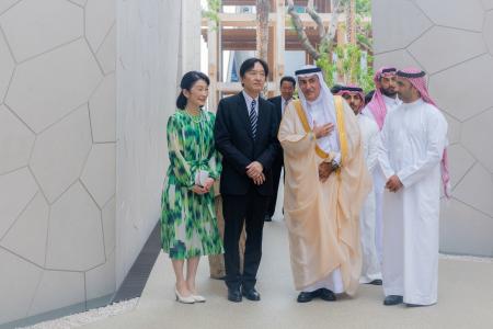 秋篠宮皇嗣同妃両殿下がサウジアラビア王国館をご視察