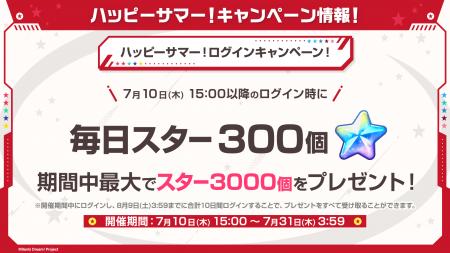 【ガルパ】「ハッピーサマー！ログインキャンペーン！
