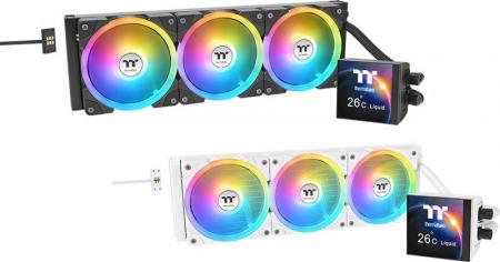 3.95インチのLCDパネルを搭載する水冷一体型CPUクーラ
