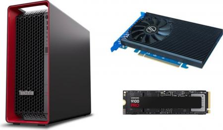 Lenovo ThinkStation P8とHighPoint社製RAIDカード、S