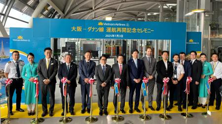 ベトナム航空、大阪-ダナン線の運航を再開　7月3日、