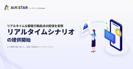 AIMSTAR、リアルタイムな顧客行動を起点とした配信を