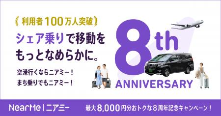 『ニアミー8周年感謝キャンペーン』本日より開始！
