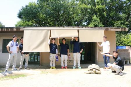 ニッカホーム、東山動植物園にスタイルシェード６基を