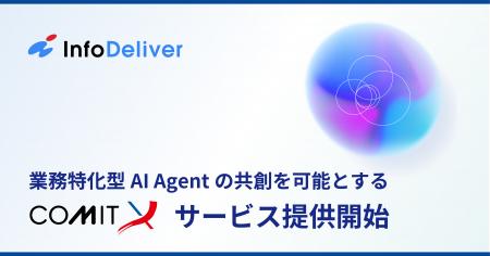 InfoDeliver、業務特化型AI Agentを共創する「COMITX