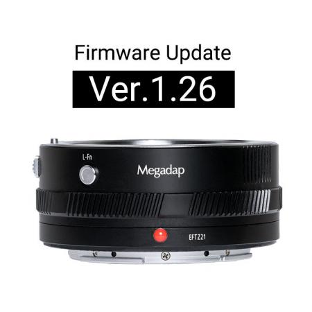 Megadap EFTZ21 ファームウェアアップデート：Ver.1.2