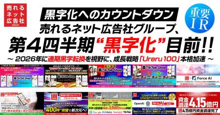 【黒字化へのカウントダウン】売れるネット広告社グル