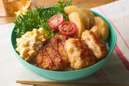 モスの「海老カツバーガー」をヒントにしたミールキッ