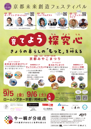 【京都青年会議所】【アーティスト、ゲスト講師決定！