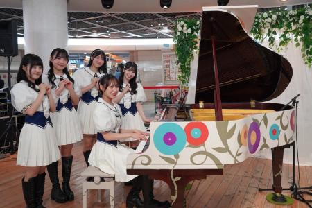 被爆80周年記念事業 紙屋町まちかどピアノ ラッピング