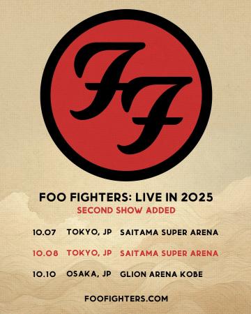 FOO FIGHTERS｜フーファイターズ 10月待望の単独ツア