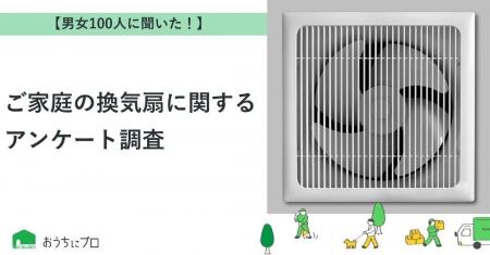 【おうちにプロ】ご家庭の換気扇に関するアンケート調