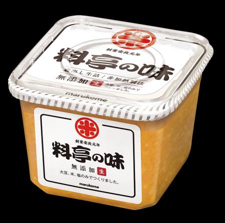 発酵香を味わえる料亭の味、こだわりの無添加みそ