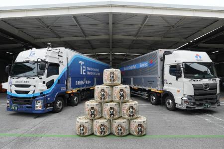 伝統と歴史の象徴　京都の日本酒を自動運転トラックで