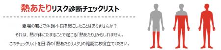 生活習慣に応じた「熱あたりリスク」を簡易的にutf-8