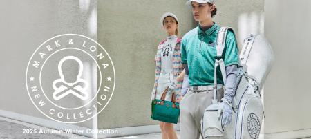 ゴルフアパレルブランドMARK & LONAが2025 AUTUMN/WIN