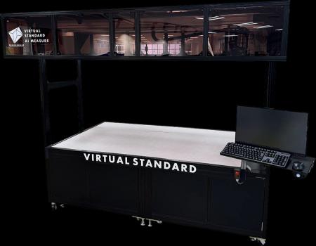 豊島がアパレル製品AI自動採寸装置「 VIRTUAL STANDAR