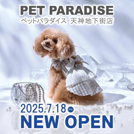 「ペットパラダイス 天神地下街店」 2025年7月18日（
