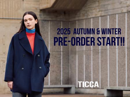 【TICCA】25AW新作コートの受注会を、TICCA TOKYOとTI