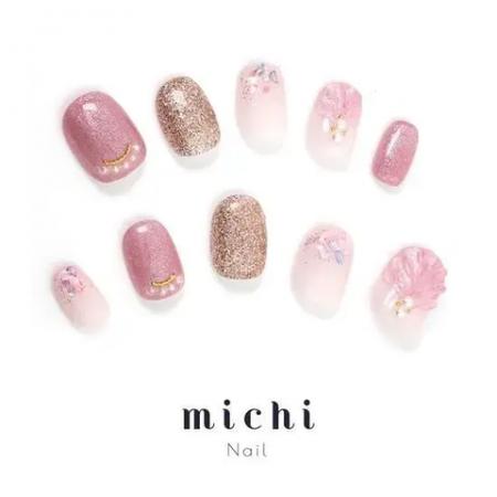 ミチネイルから夏を楽しむさわやかピンクネイルが新登