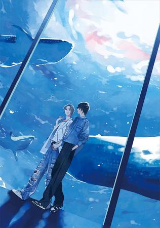 BL漫画『インディゴブルーのグラデーション』3巻が8月