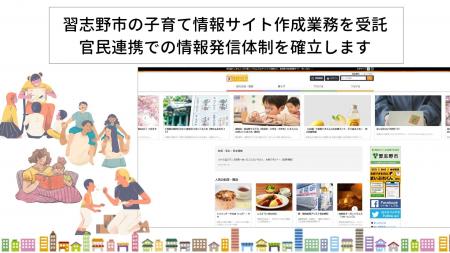 習志野市の子育て情報サイト作成業務を受託　官民連携