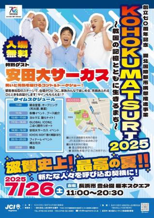 【長浜青年会議所】創立70周年記念　湖北国際都市構想