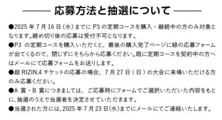 この夏、真剣勝負に挑むすべての人へ【RIZIN × P3】最