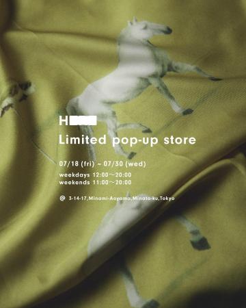 h'eres、H BEAUTY&YOUTHにて期間限定POPUP STOREを開