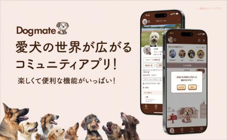 医療・介護のケア・パレットが、愛犬家向け新アプリ「