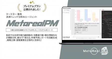 決済市場の常識を刷新するAI分析「Metareal ペイメン