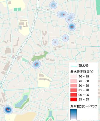 人工衛星を用いた上水道管の漏水調査サービス「mizuir