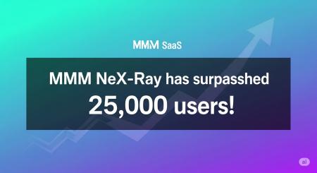MMM SaaS「NeX-Ray」利用ユーザー2万5000人を突破！