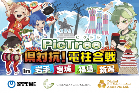参加型社会貢献ゲーム「PicTree（ピクトレ）」、NTT-M