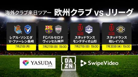 DAZNとAMATELUSが連携し、サッカー界で”世界初”となる