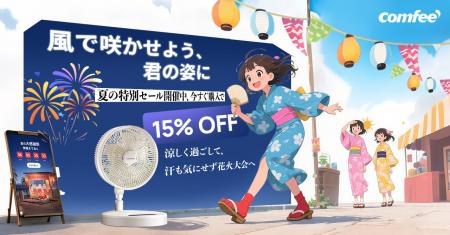 汗だくの夏祭りに、さようなら。COMFEE’ ワイヤレス折