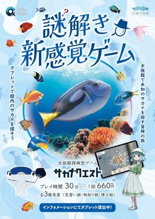 AIによる画像認識システムを利用した水族館探検型ゲー