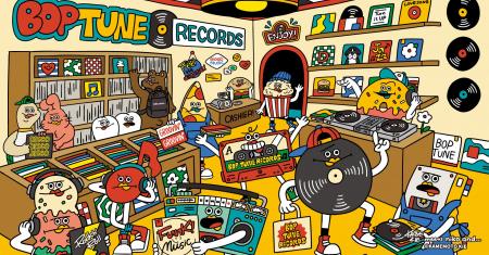 「niko and ...」が架空のレコードショップ“BOP TUNE 