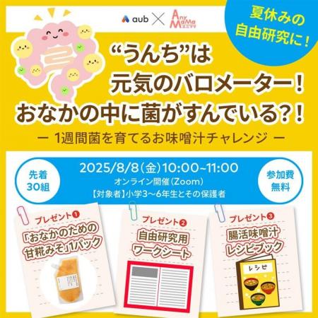 【総合腸活ブランドaub】働くママの93.7％が「子ども