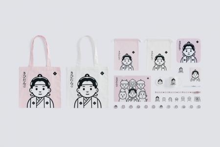 イラストレーター・Noritakeによる桃太郎と仲間たちの