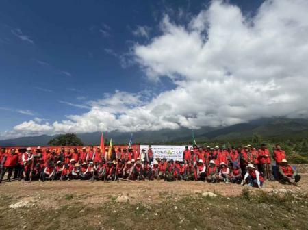 25年以上にわたって植樹活動に力を注いでいる山田...