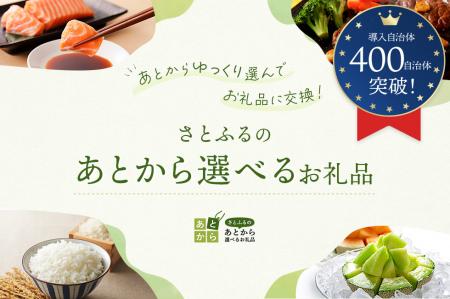 「さとふるのあとから選べるお礼品」が自治体検utf-8