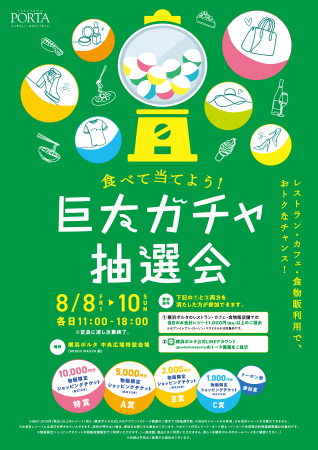 物販店舗で使えるショッピングチケットが当たるチャン