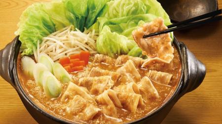 『コク旨スープがからむ 躍動の生姜味噌鍋用スープ』