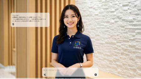 AI博覧会公式サイトに“話しかけたくなるAI案内役”登場