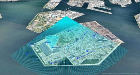 大阪・関西万博の空飛ぶクルマ本格飛行に向け、風況モ
