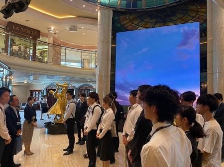 飛鳥クルーズと連携した青山学院大学学生向け夏季仕事