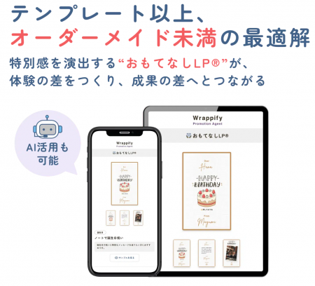 プロモーションの成果を大幅に引き上げる「Wrappify P