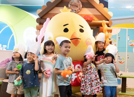 ＜ニュー・クイック×ちきゅうのにわ＞子どもたちの元